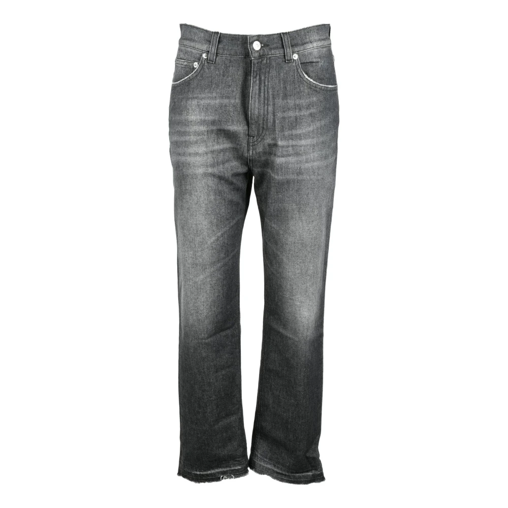 Mauro Grifoni Slim Fit Jeans van Katoenmix Black Dames