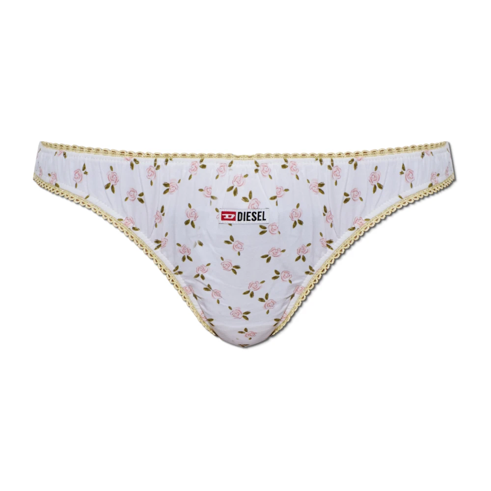 Diesel Donna Bianco Mutande, S, New,