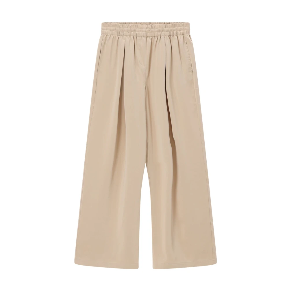 Lacoste Donna Beige Pantaloni, L, New,