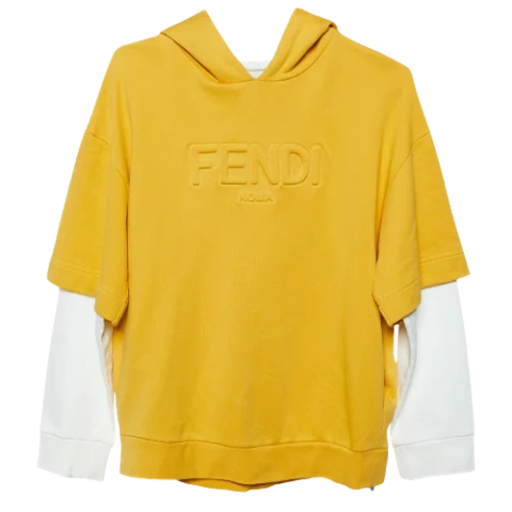 Fendi Vintage Pre-owned Fabric tops Yellow Dames