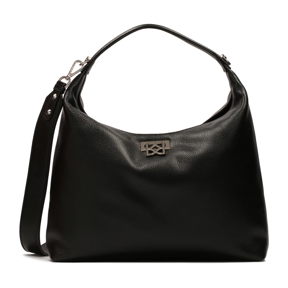 Kazar Zwarte handtas met een losse pasvorm Black Dames