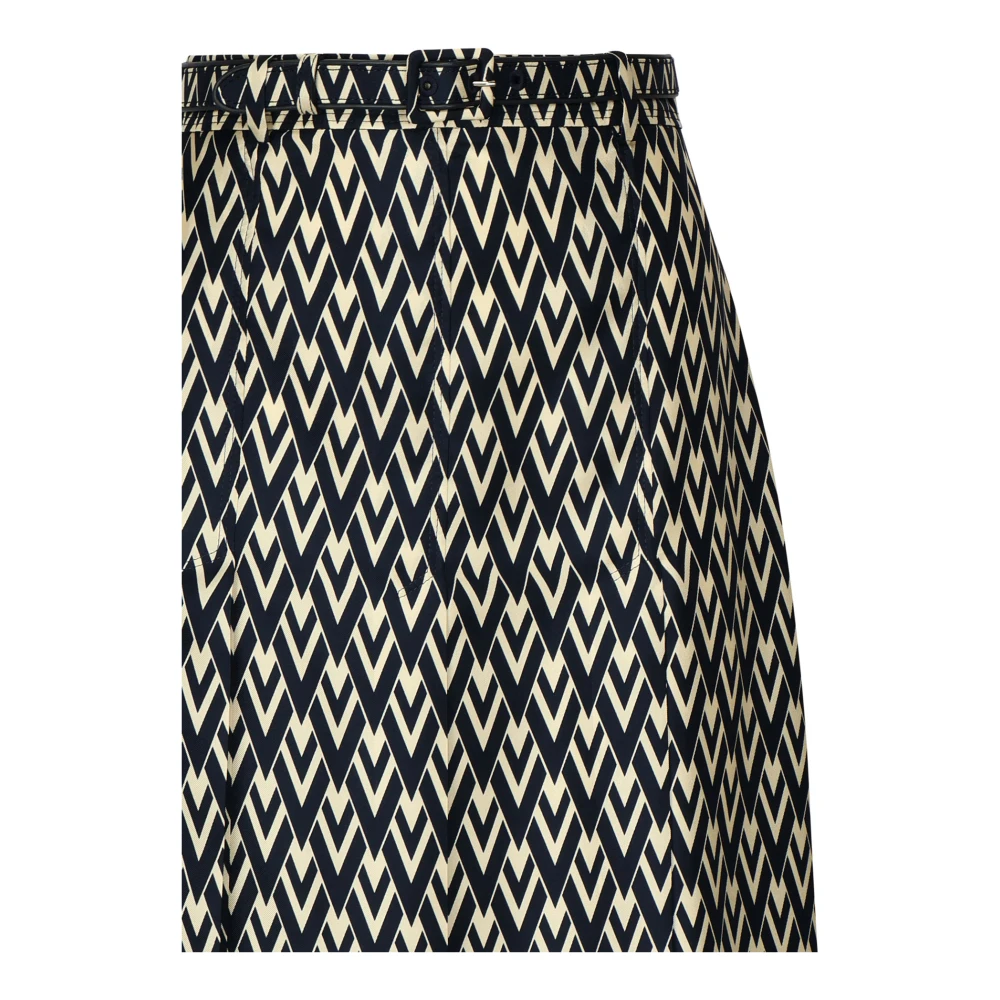 Valentino Garavani Zijden rokken met afneembare riem Black Dames