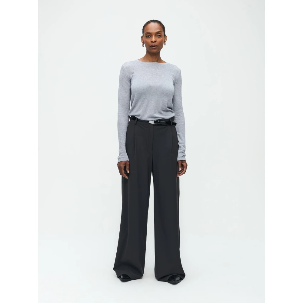 Jane Lushka Katherine Pu Pullover Gray Dames