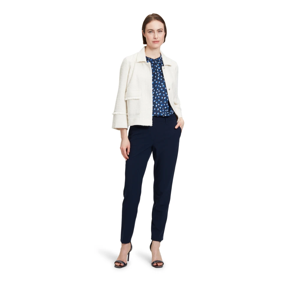 Betty & Co Polkadot Blouse Blue Dames