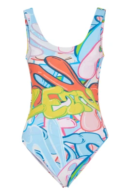 Monokini Bombing Graffiti