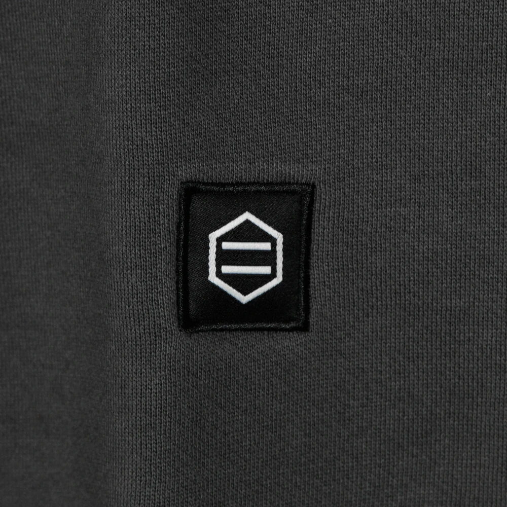 Dolly Noire Grijze Glitch Crewneck Sweatshirt Gray Heren