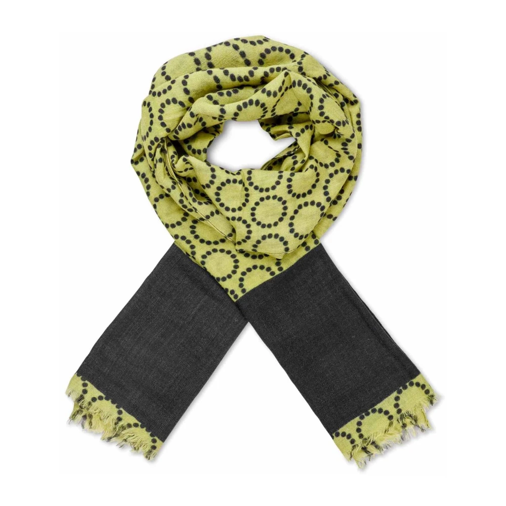 Masai Stijlvolle Fern Wol Sjaal Accessoire Green Dames