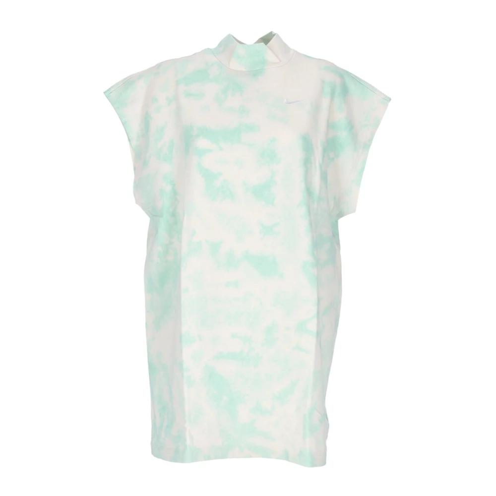 Nike Mint Foam Jersey Jurk met Swoosh Multicolor Dames