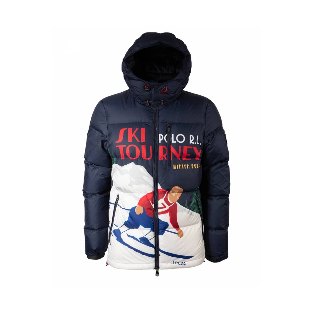 Polo Ralph Lauren Geïsoleerde Bomberjas Blue Heren