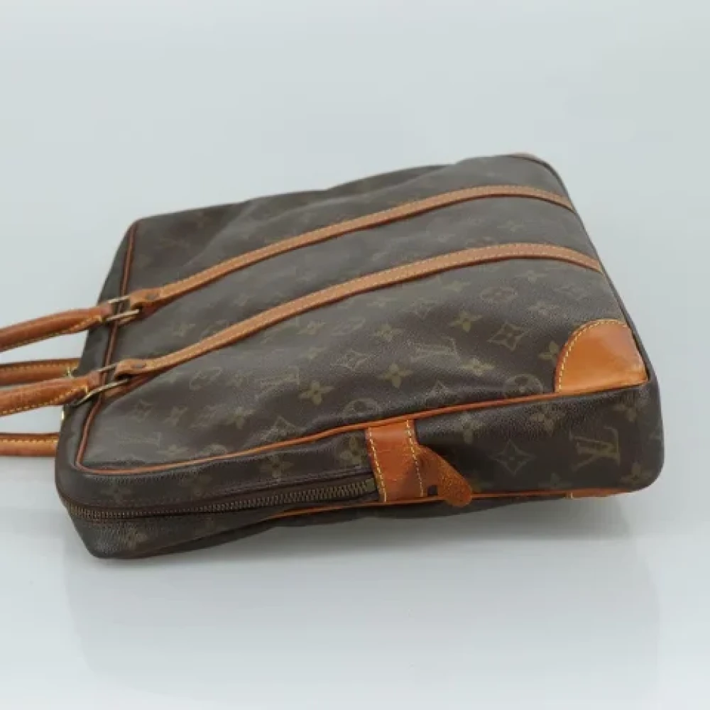 Louis Vuitton Vintage Pre-owned Canvas briefcases Brown Dames