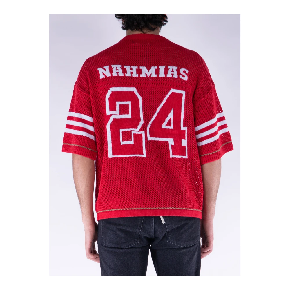 Nahmias Voetbalshirt T-shirt Model 24 Red Heren
