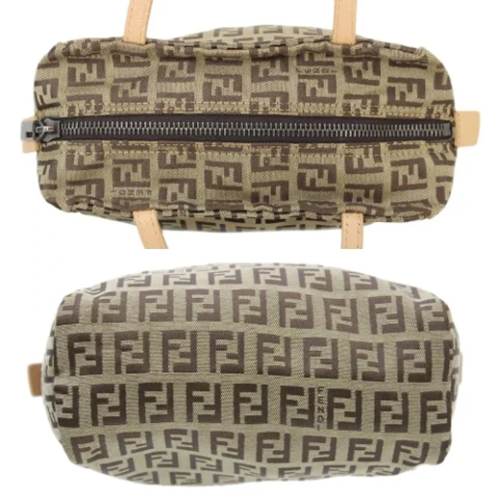 Fendi Vintage Pre-owned Canvas totes Beige Dames