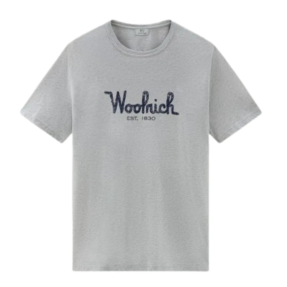 Woolrich - Tops > T-Shirts - Gray - Woolrich - Modalova