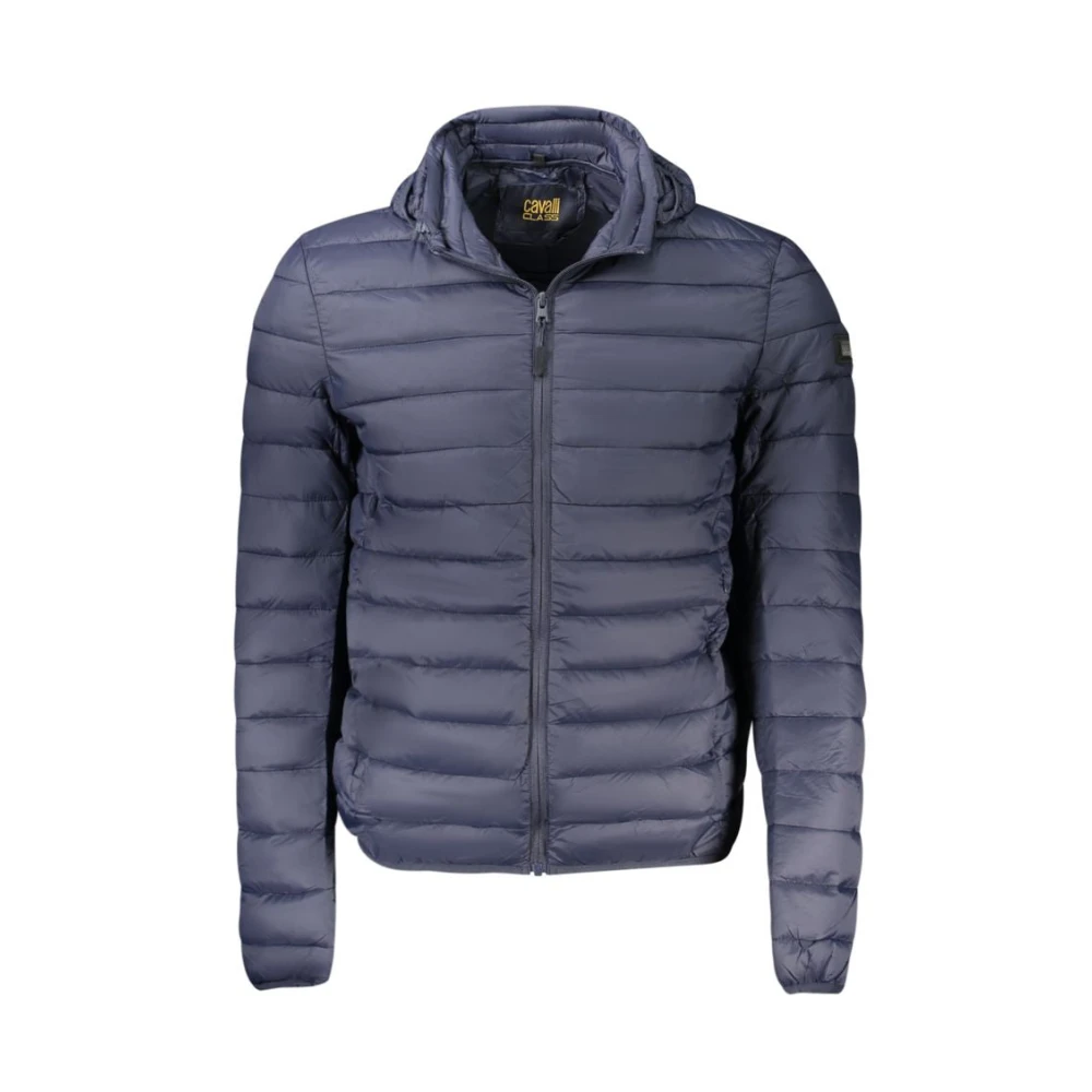 Cavalli Class Men's Blue Polyester Jacket - Winter Jackets - 2XL - Jackets
