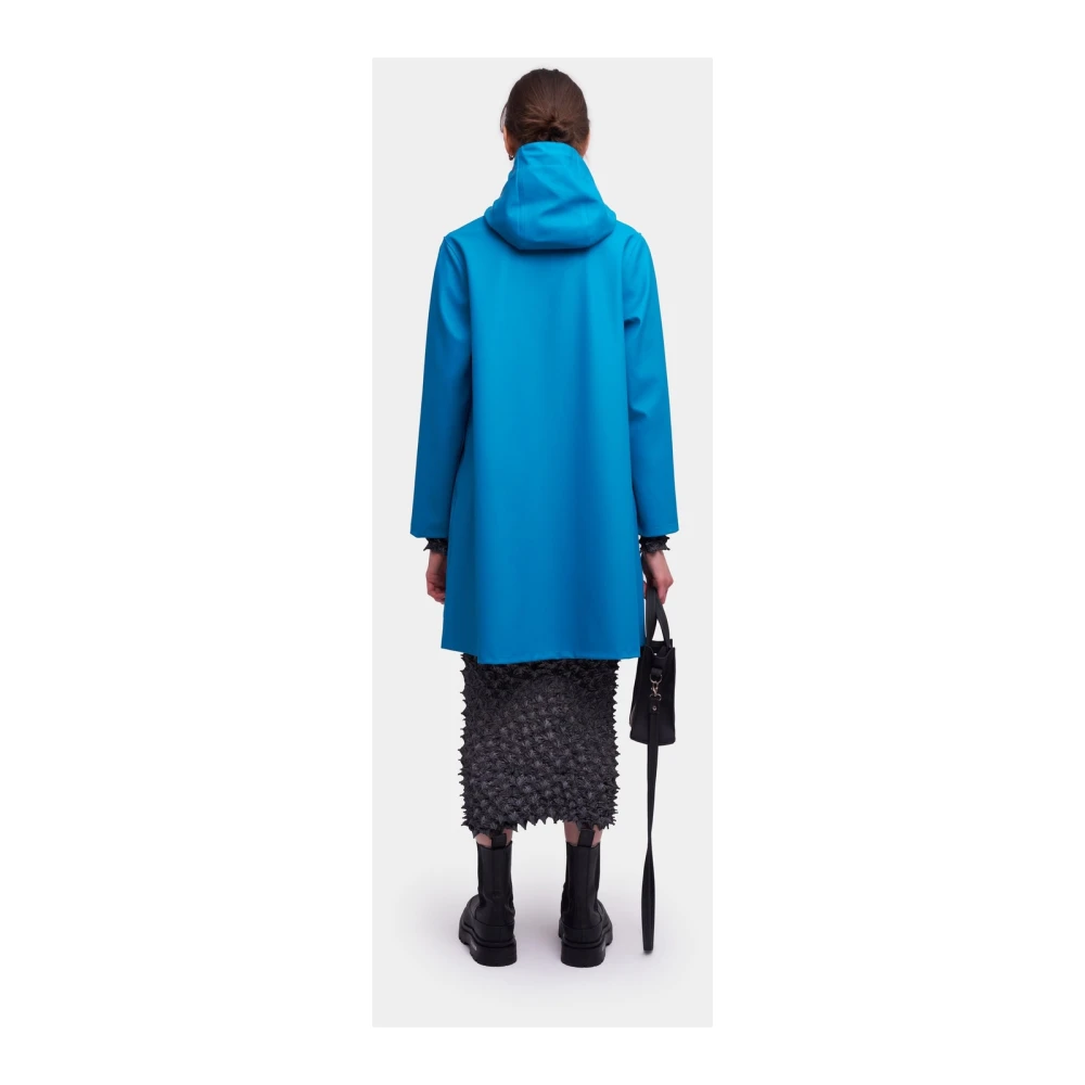 Stutterheim Stockholm Hilltop Raincoat Blue Dames