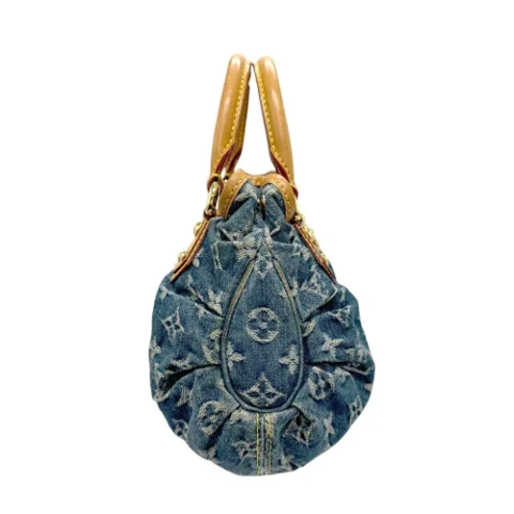 Louis Vuitton Vintage Pre-owned Denim louis-vuitton-bags Blue Dames