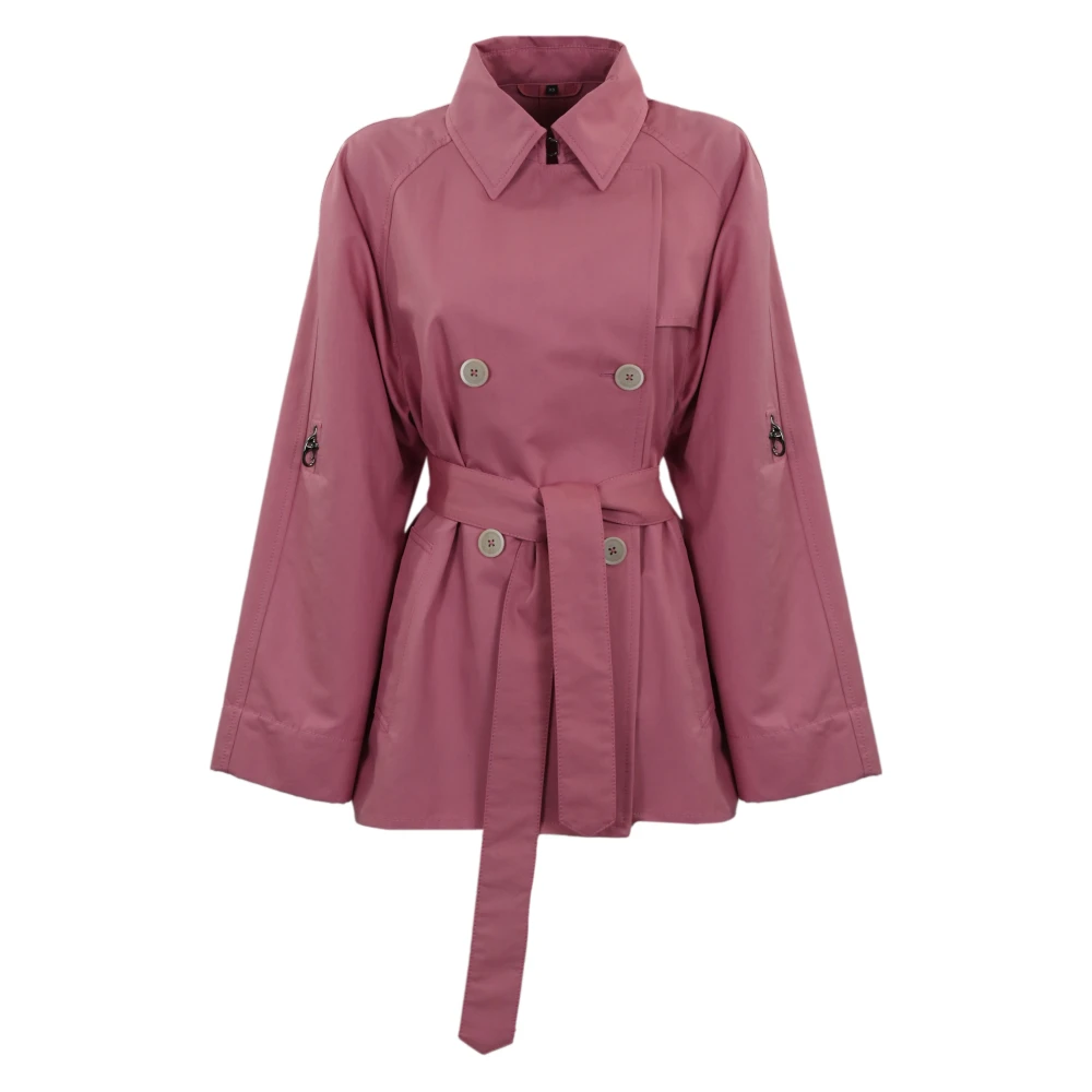 Fay Trench Coats Pink Dames