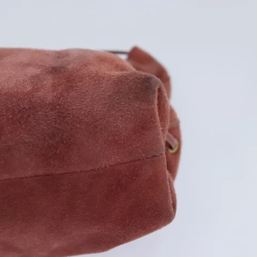 Gucci Vintage Pre-owned Suede gucci-bags Red Dames