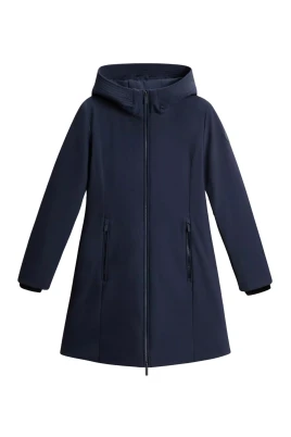 Tech Softshell Dunparka med Feminin Silhuett