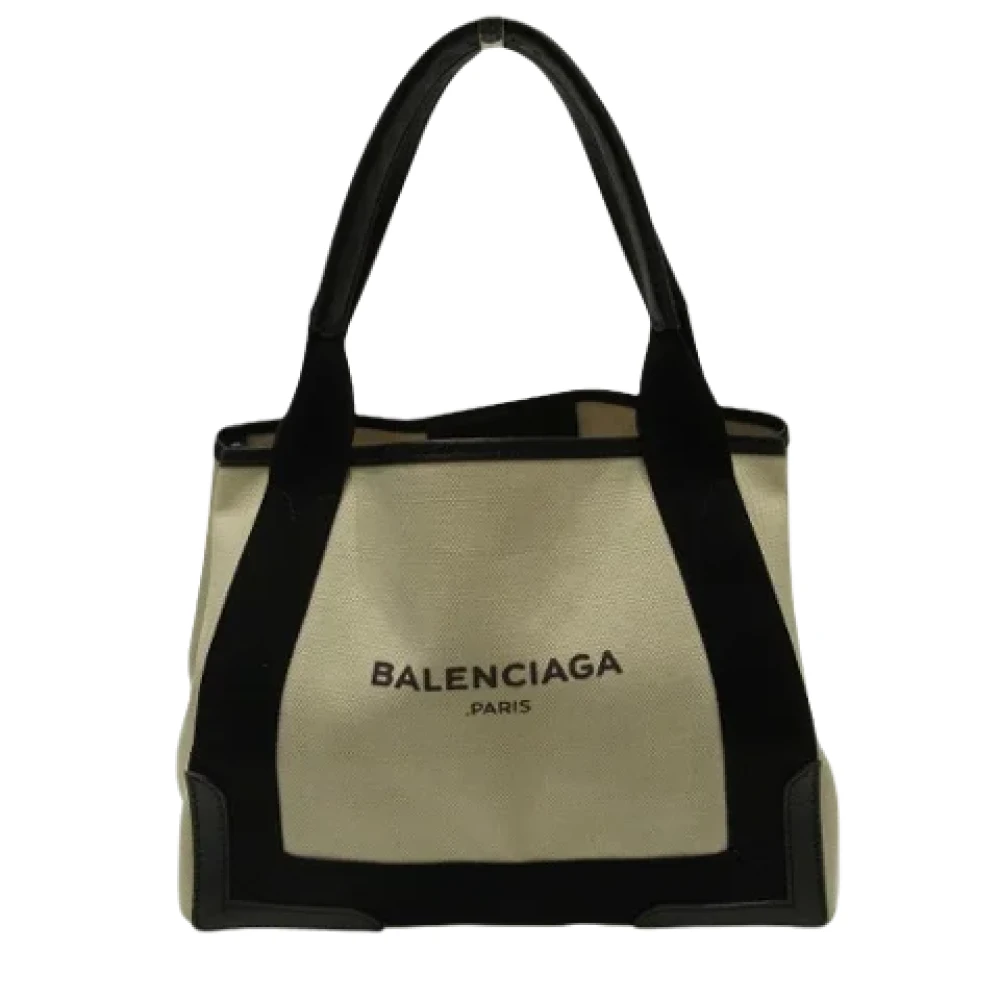 Balenciaga Vintage Pre-owned Canvas balenciaga-bags White Dames