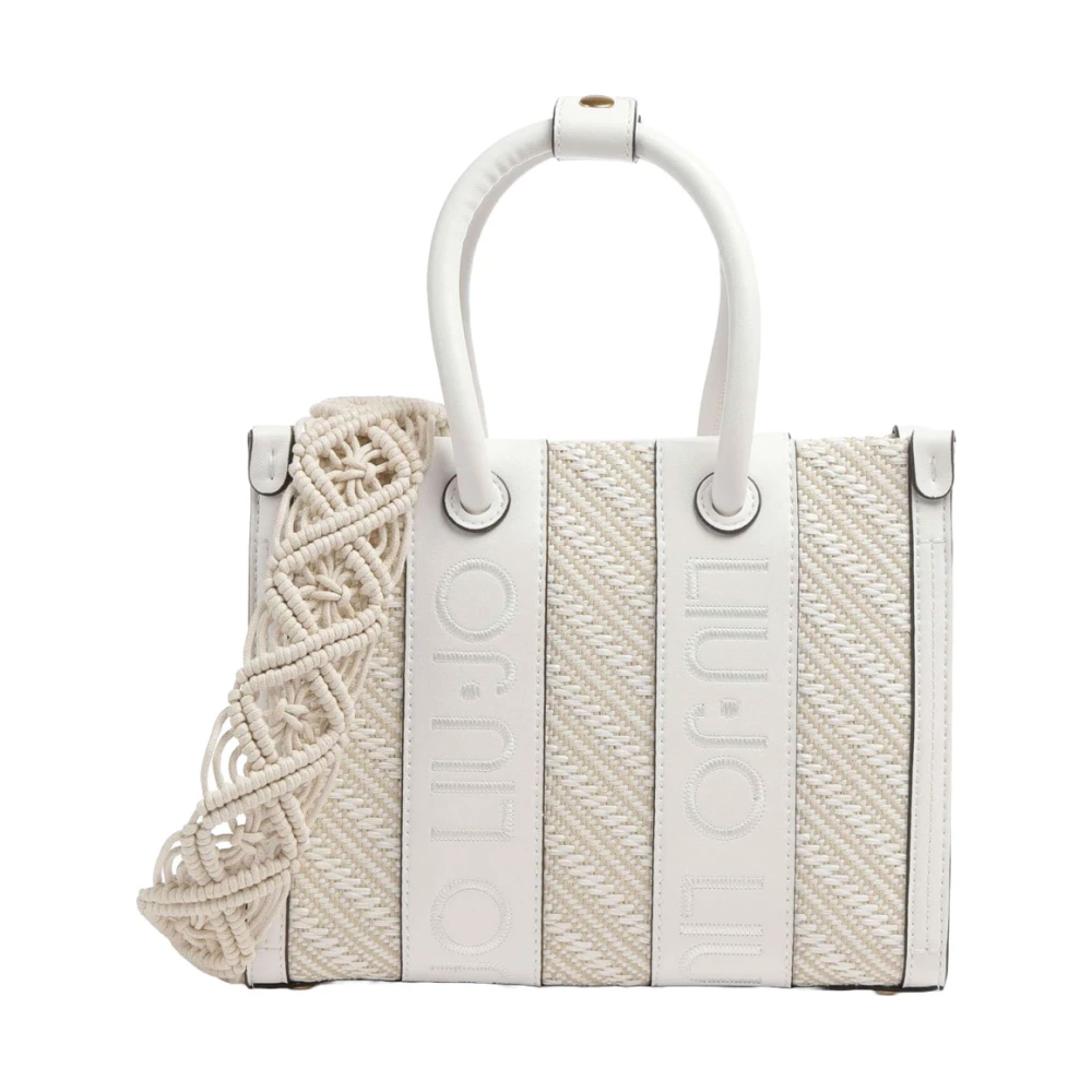 Liu Jo Beige Handtas met Metalen Details Beige Dames