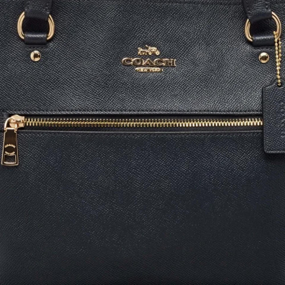 Coach Pre-owned Leather handbags Blue Dames