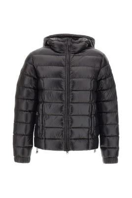 Glossy Hooded Down Jacket