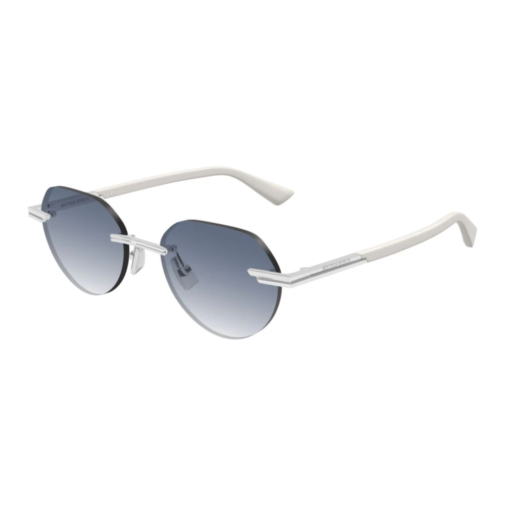 Bottega Veneta Unisex Gray Sunglasses, 51 Mm, Pantos Sunglasses