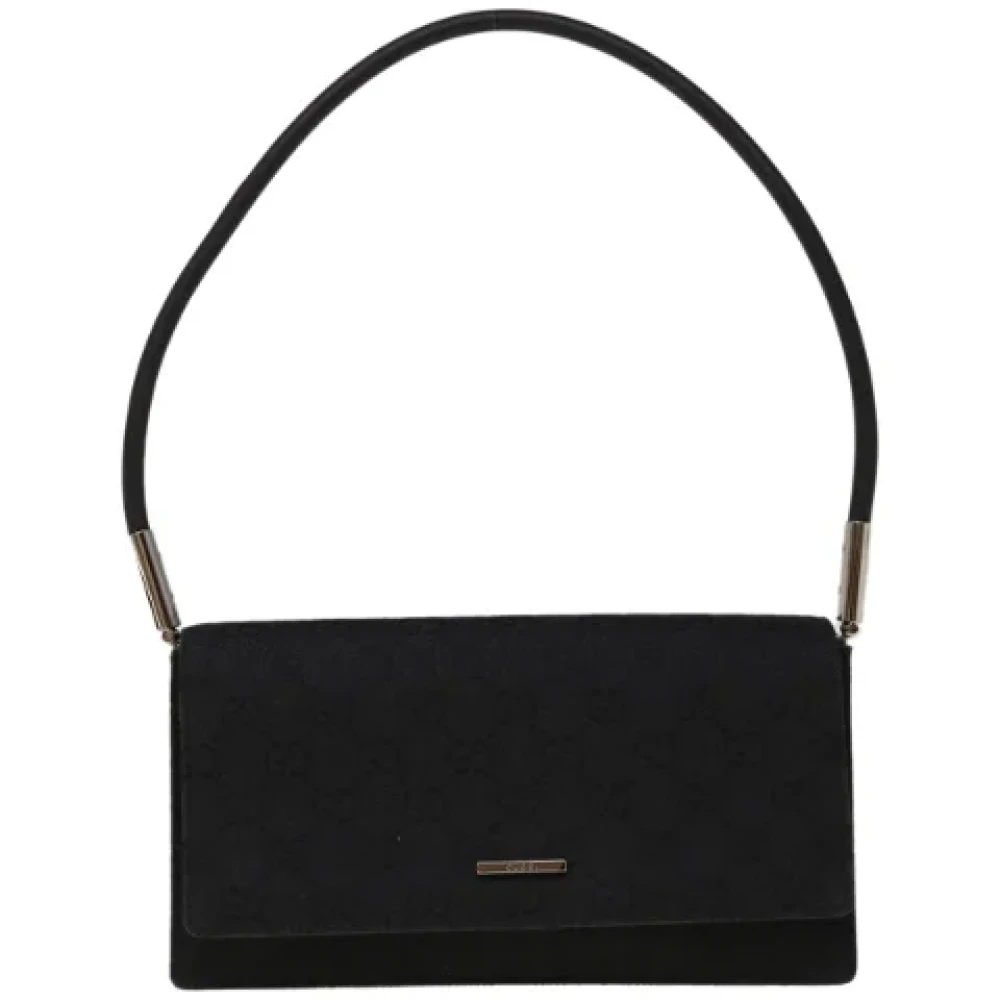 Gucci Vintage Pre-owned Canvas gucci-bags Black Dames