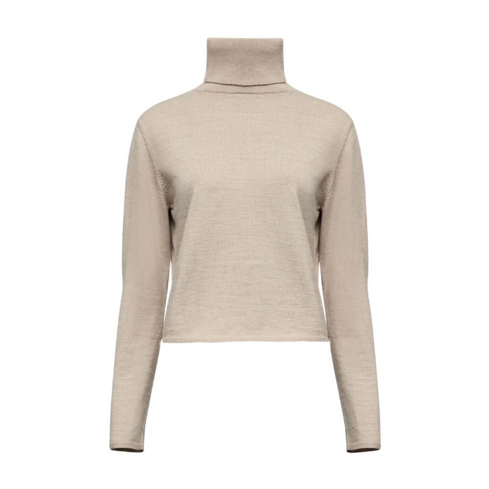 Mm6 Maison Margiela Damen Beige Strickwaren, Sgröße: