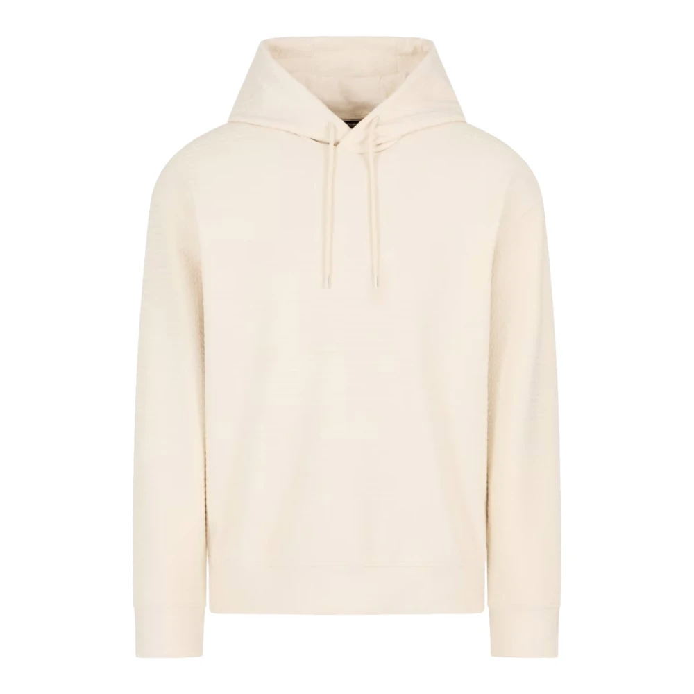 Emporio Armani Men's Beige Hoodies,, Sweatshirt Em001007af13700u1088 Medium