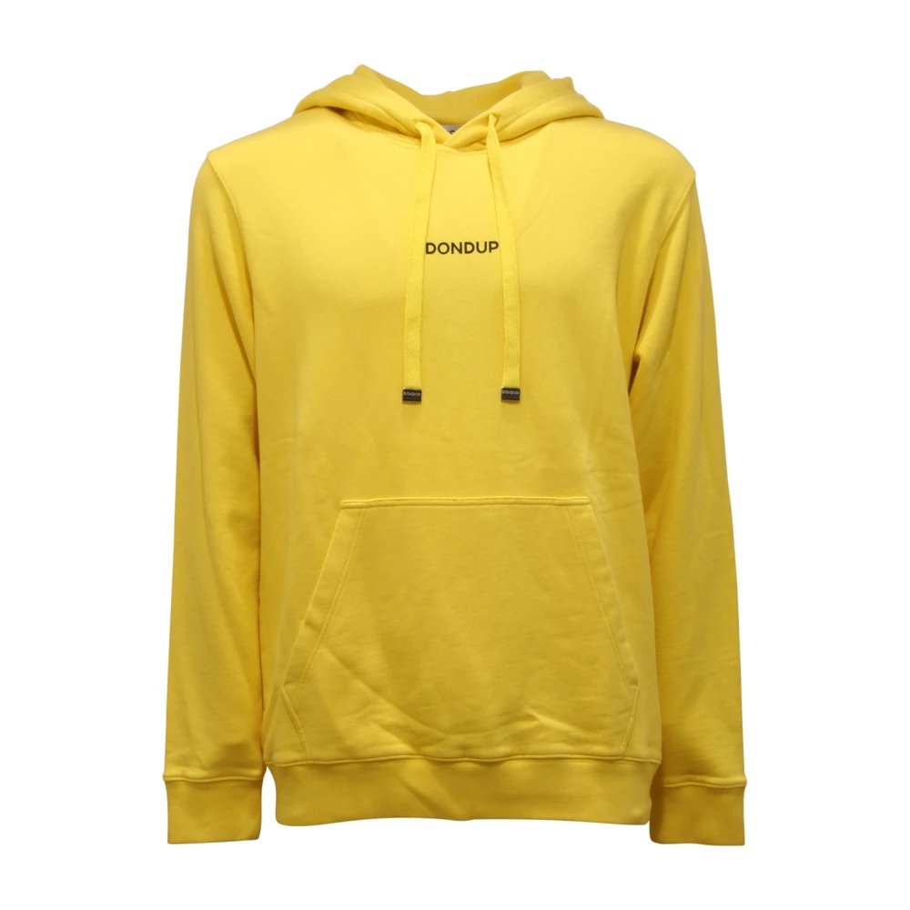 Dondup Men's Yellow Hooded Sweatshirt - Hoodies - S - Sweatshirts & Hoodies