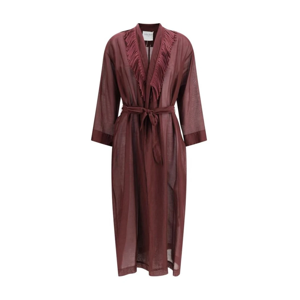 Coats > Belted Coats - - Forte Forte - Modalova