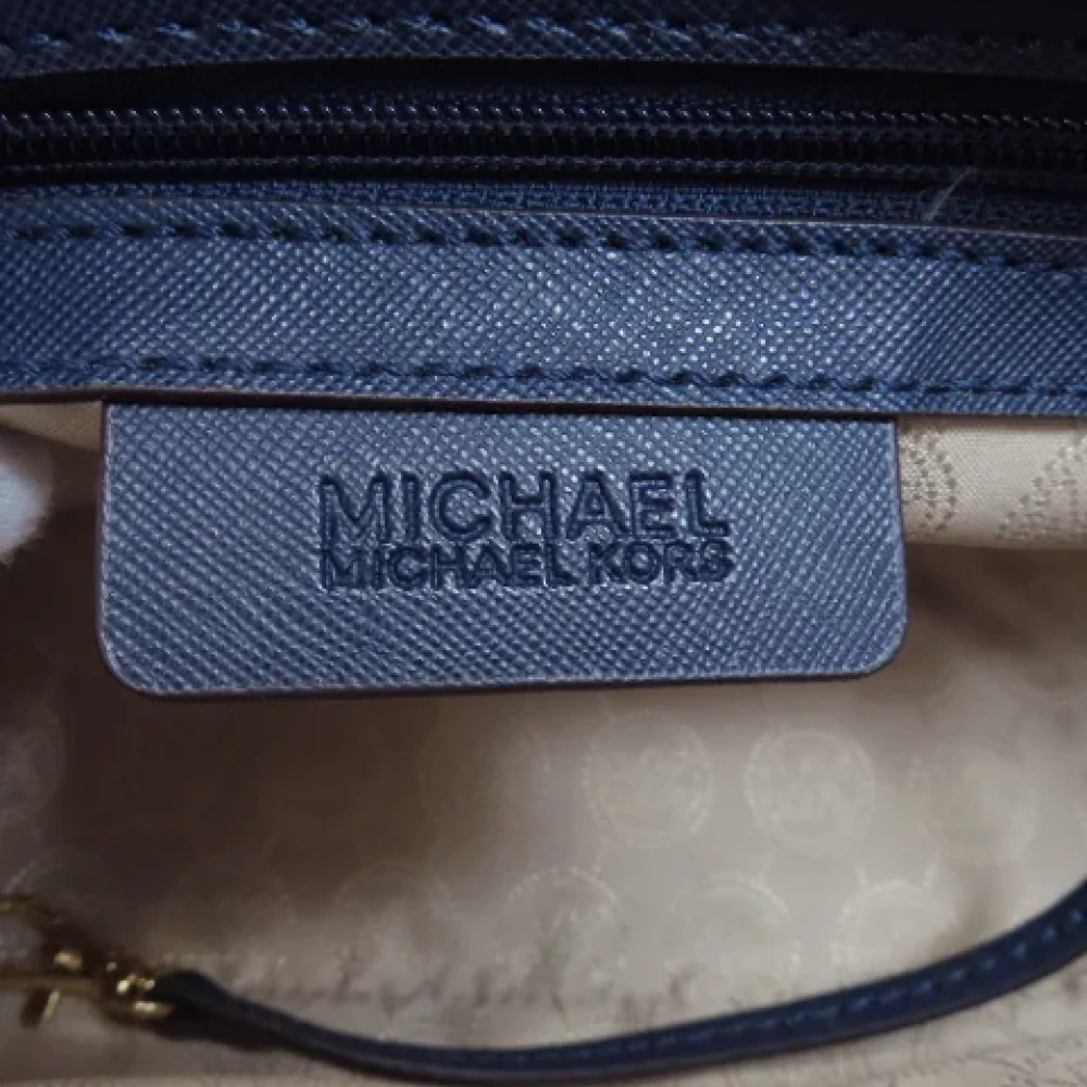 Michael Kors Pre-owned Leather totes Blue Dames