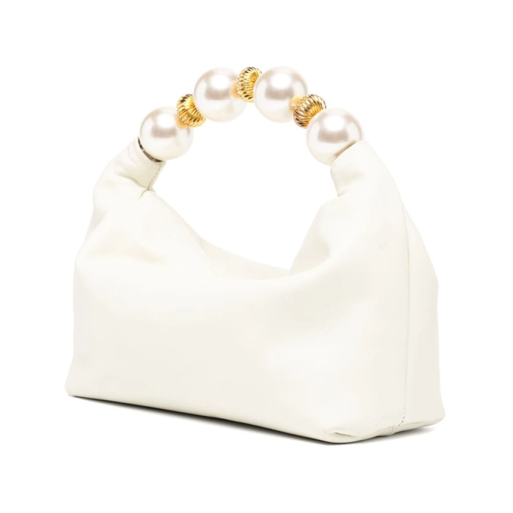 Vanina Stijlvol Off-White Magnetische Sluiting Tas White Dames