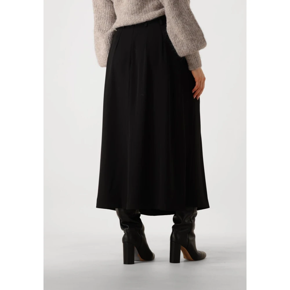 Co'Couture Elegante Zwarte Plooirok Black Dames
