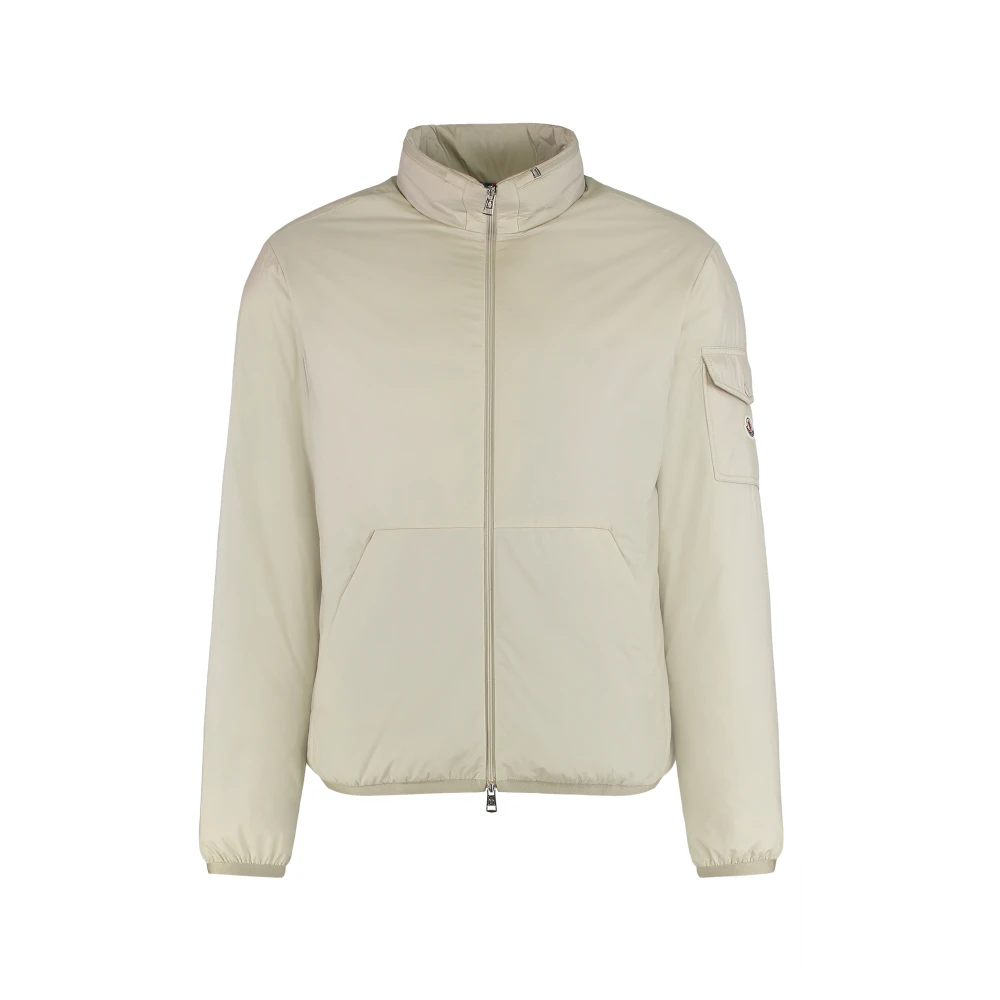 Moncler Beige Breezes Short Padded Jacket - Male - Light Jackets - 2XL - Jackets