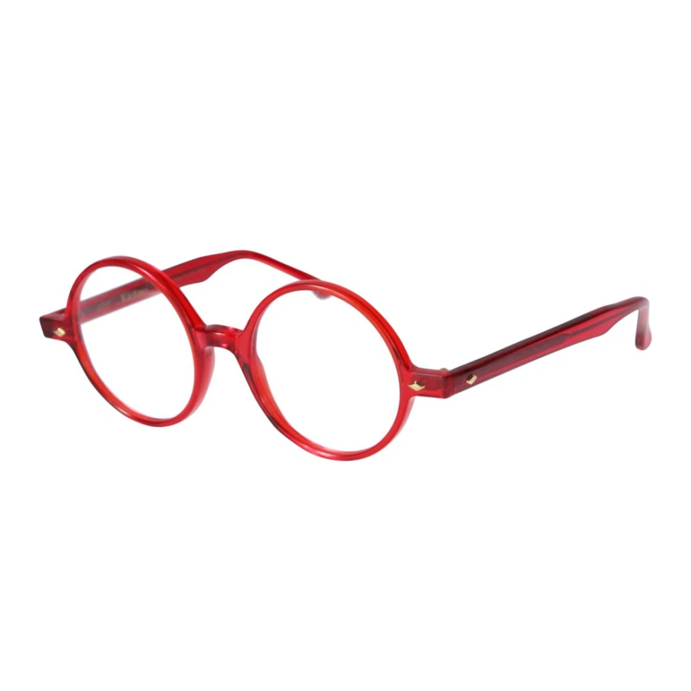 Kador Unisex Red Glasses, 50 Mm, Rondo