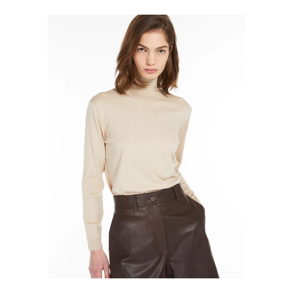 Max Mara Weekend Trui Kiku Beige Dames
