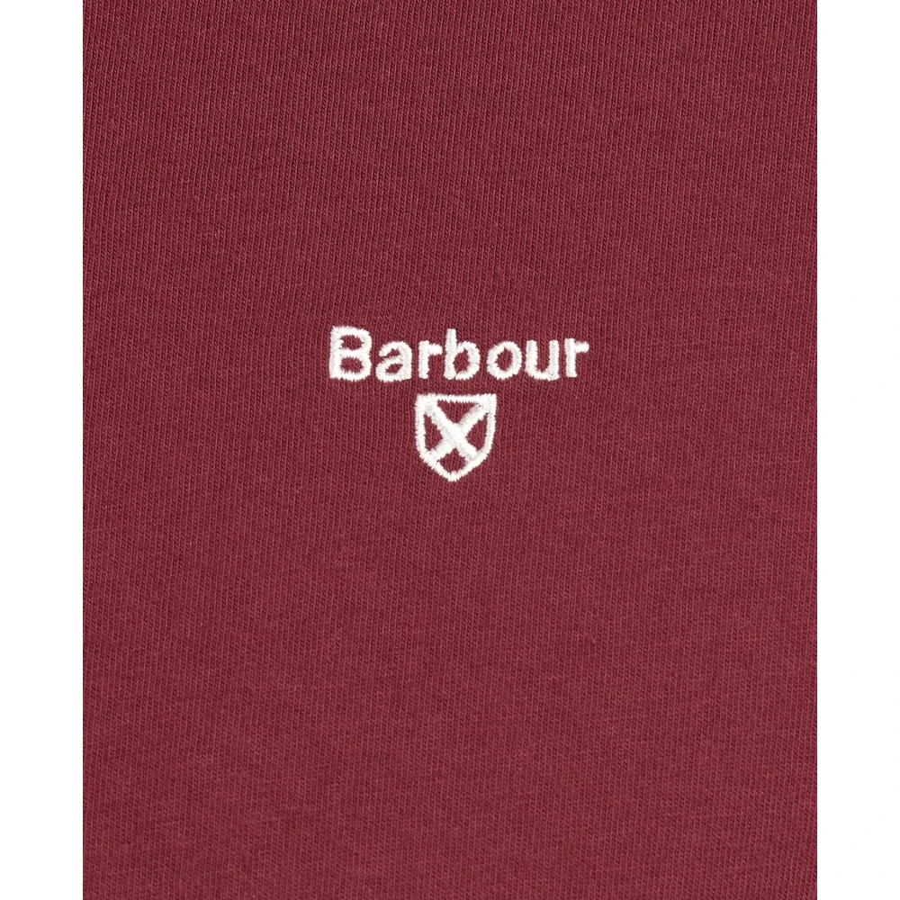 Barbour Cotton Sport T-shirt Red Heren