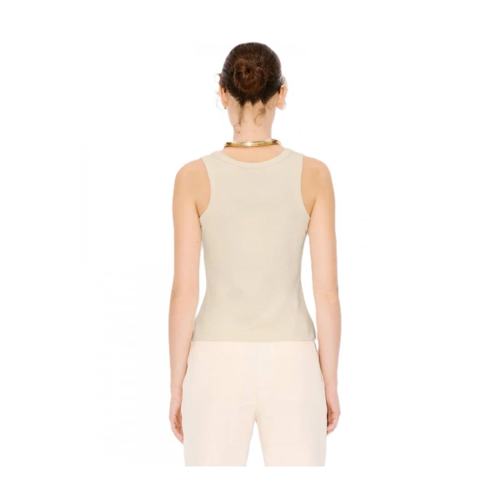 Kenzo Katoenen T-shirt Beige Dames