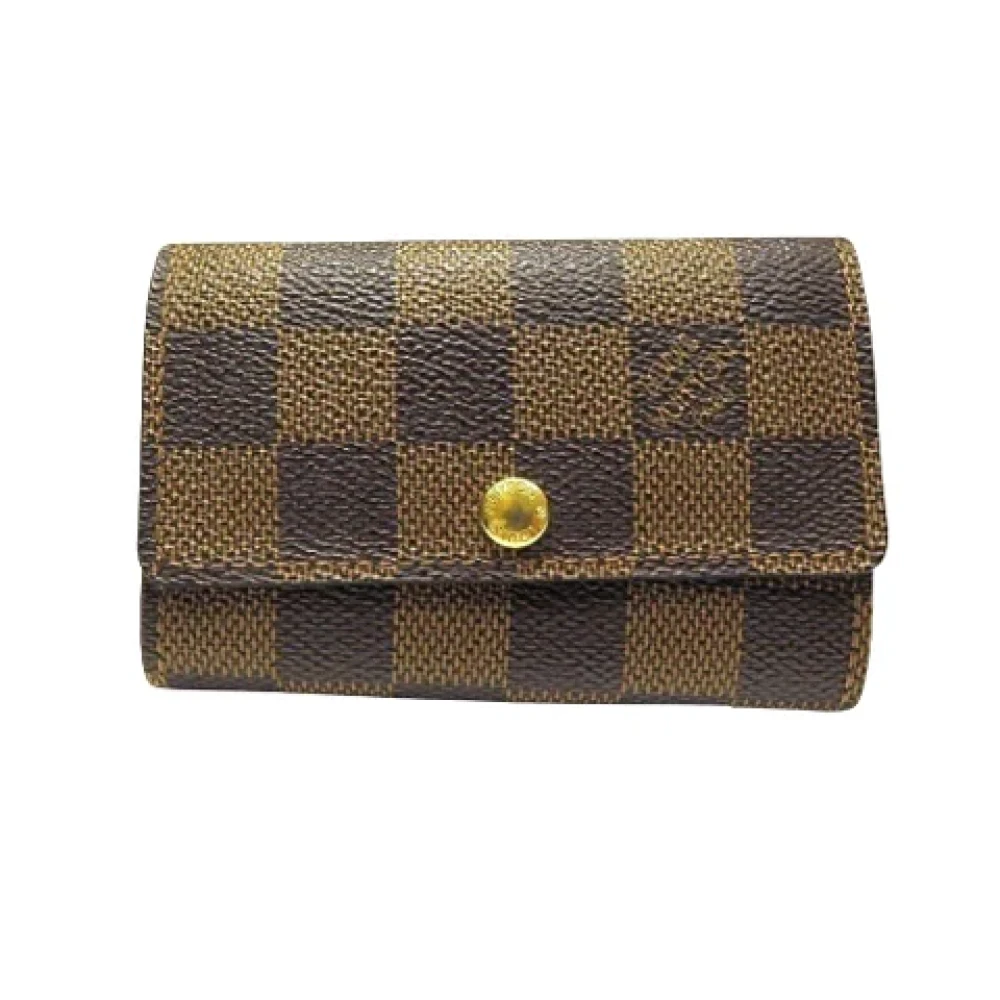 Louis Vuitton Vintage Tweedehands Bruin Canvas Louis Vuitton