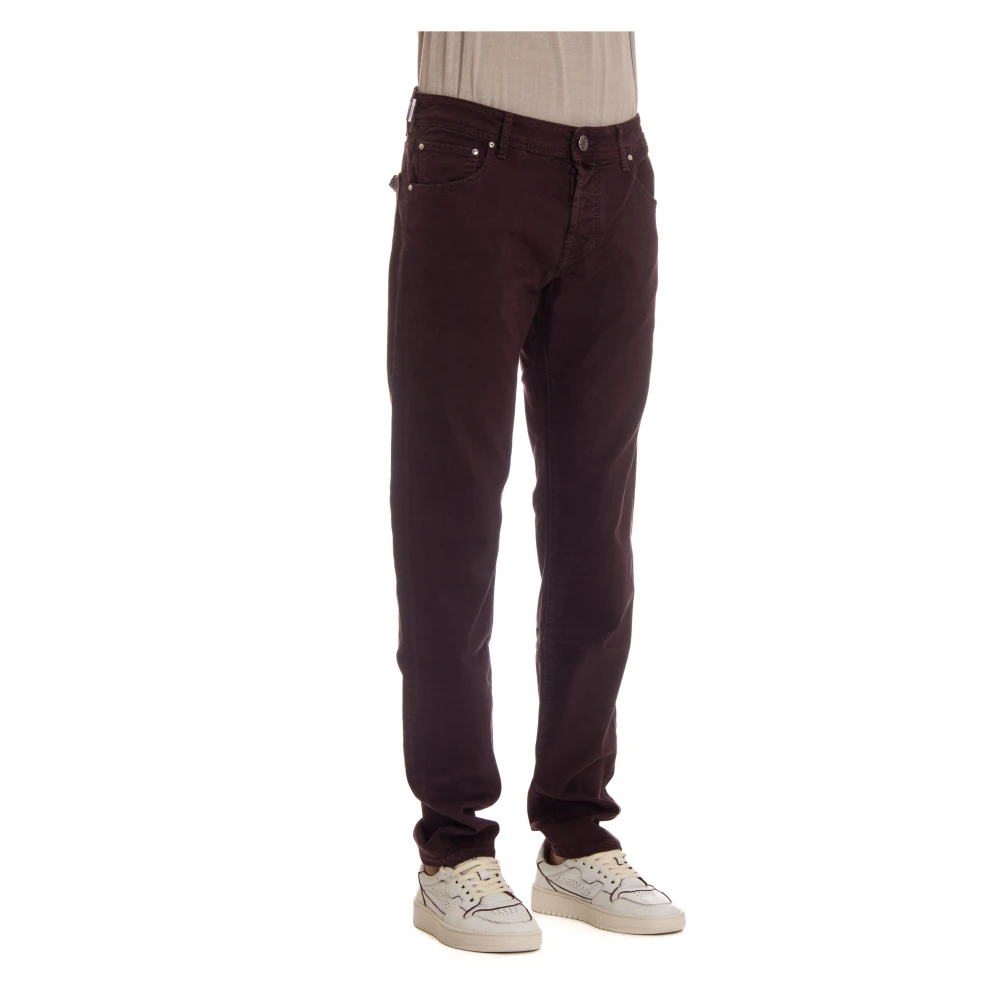 Jacob Cohën Luxe Denim Jeans Nick Fit Brown Heren