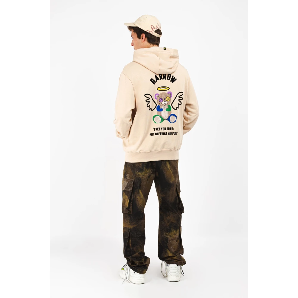 Barrow Felpa Free your spirit Beige Unisex
