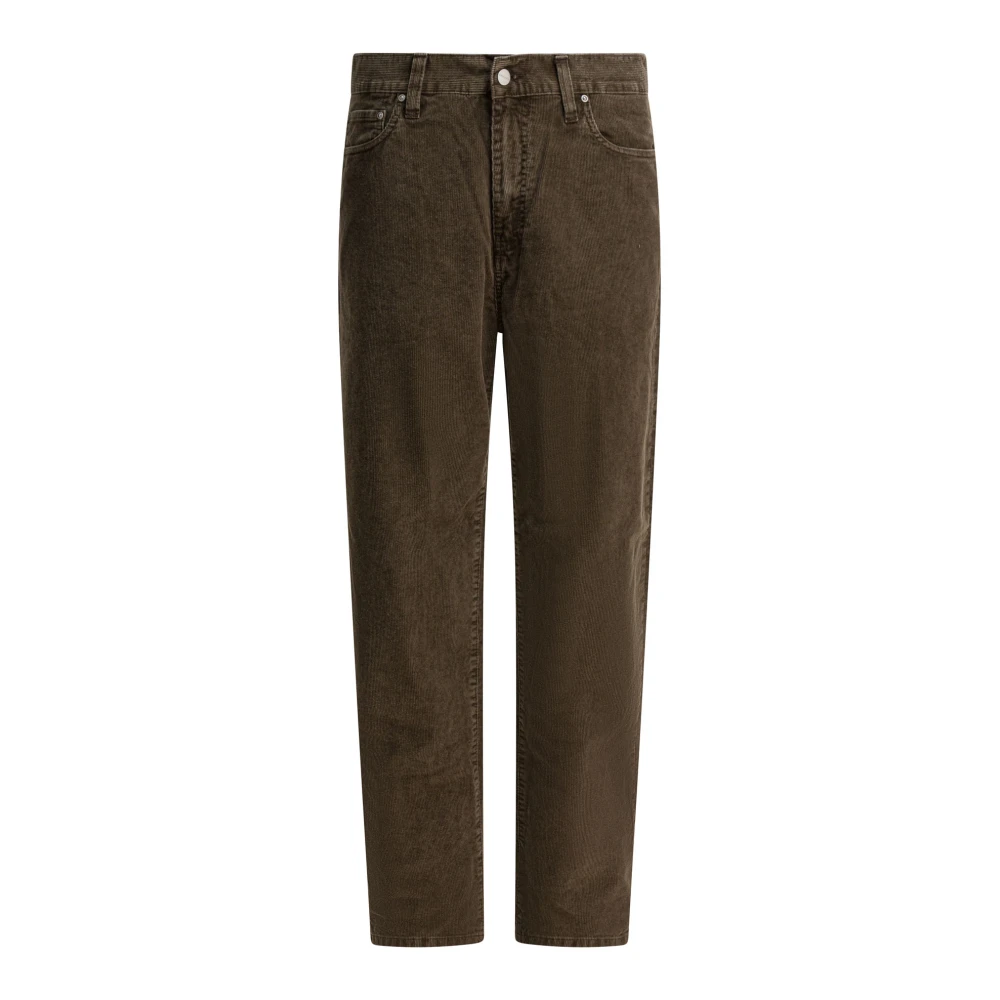 Carhartt Wip Men's Brown Slim-Fit Trousers
