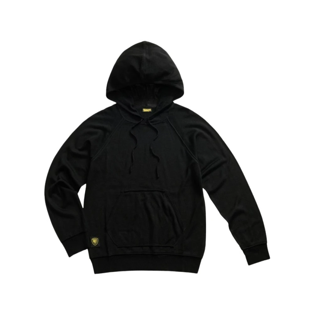 Blauer Hombre Negro Sudaderas, Talla: M