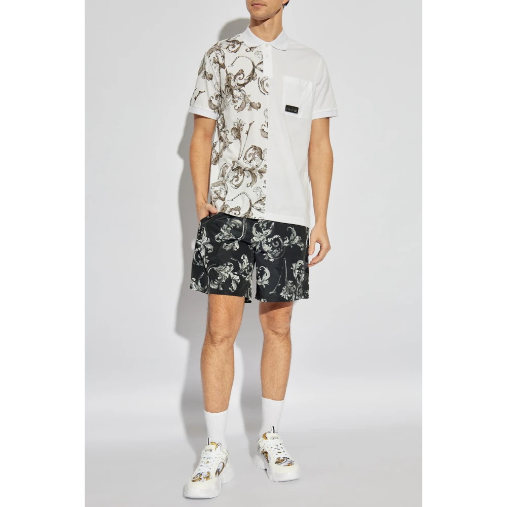 Versace Jeans Couture Logo shorts Black Heren