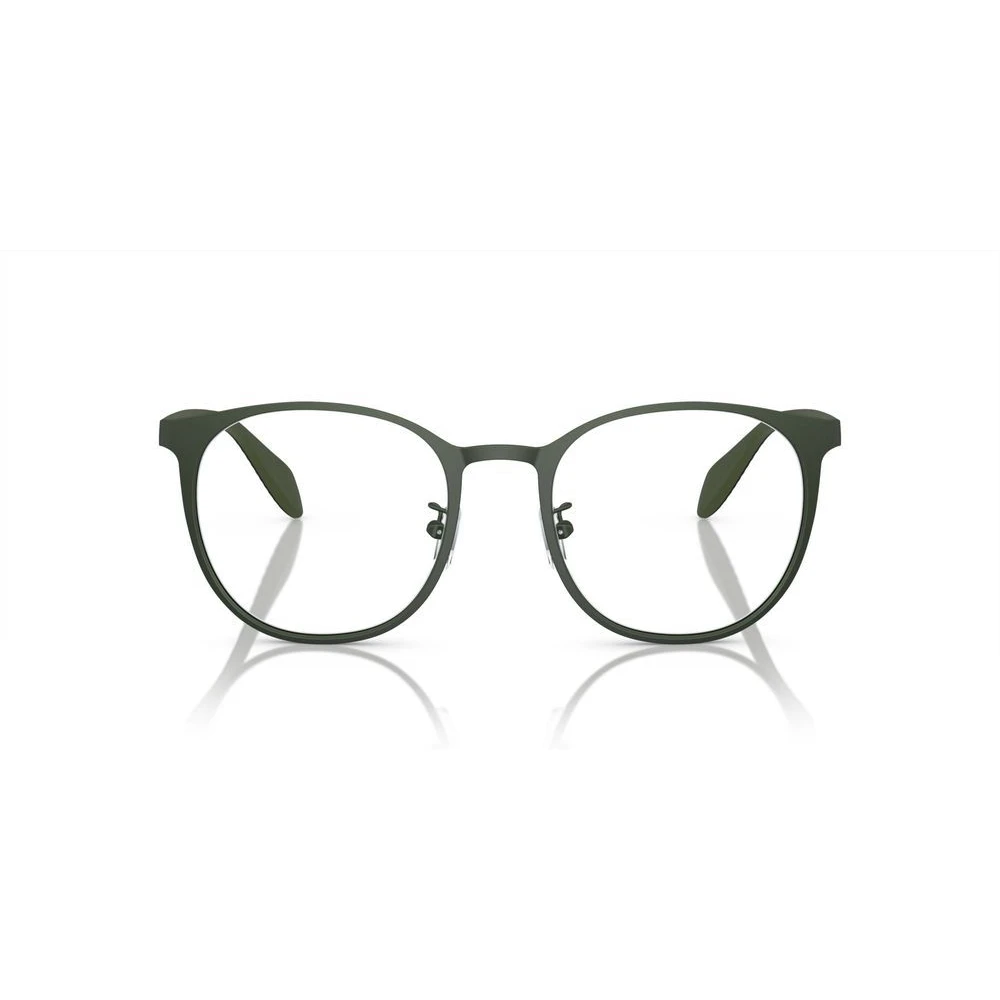 Emporio Armani Matte Olive Cream Brilmontuur Green Unisex