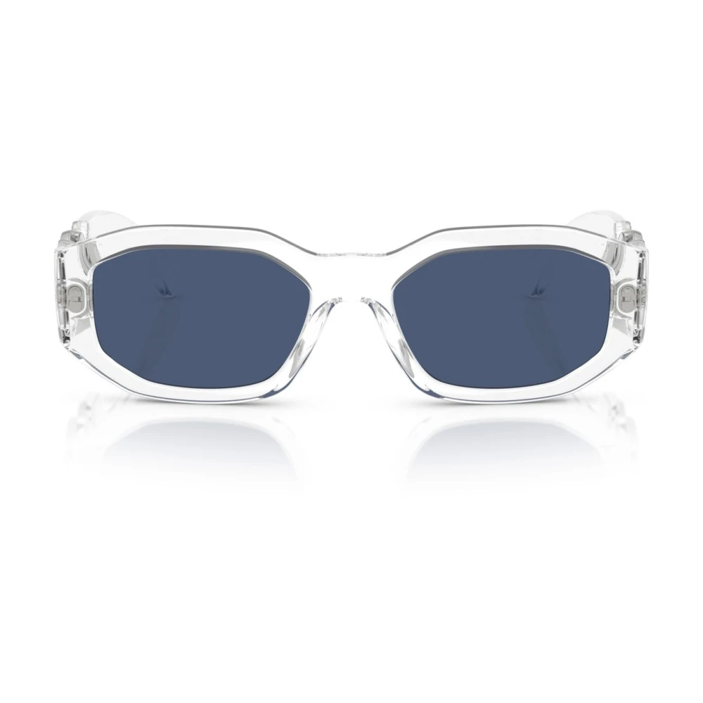 Versace Men's Blue Ve4361 148/80 Man Sunglasses Nylon Transparent Geometric Normal - Image 4