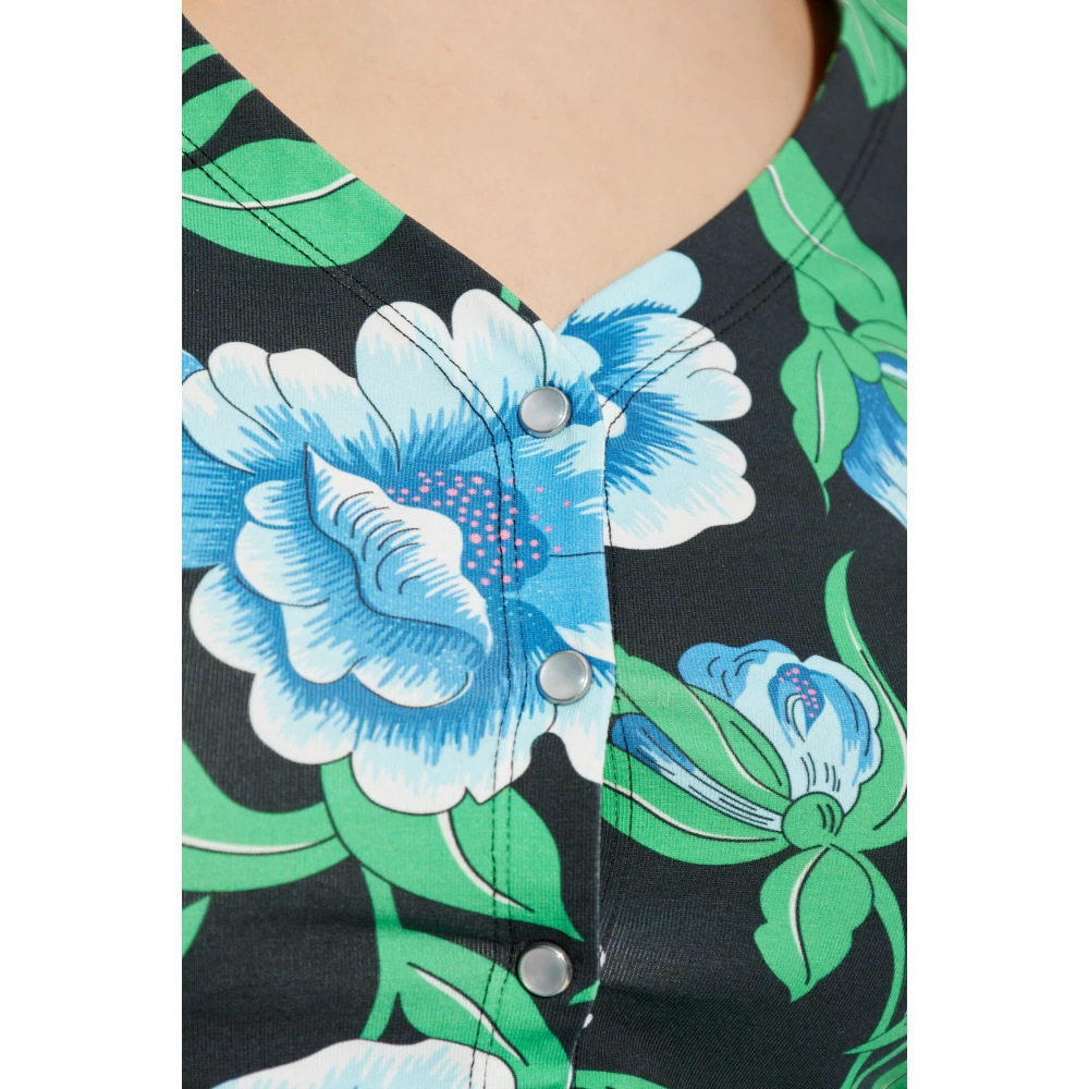 Kenzo Top met bloemenmotief Multicolor Dames